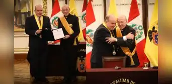 Juan Luis Cipriani: ciudadanos exigen a Rafael López Aliaga retirar la condecoración del exarzobispo de Lima