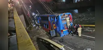 Tragedia en Huaral: confirman muerte de copiloto de bus que se encontraba en UCI tras caída de puente Chancay Tragedia en Huaral: confirman muerte de copiloto de bus que se encontraba en UCI tras caída de puente Chancay