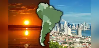El país de América Latina donde el sol sale desde el Pacifico y termina su puesta en el Atlántico El país de América Latina donde el sol sale desde el Pacifico y termina su puesta en el Atlántico
