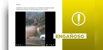 Video de desborde de catarata Sanchicón en la carretera Trujillo-Otuzco no es actual Video de desborde de catarata Sanchicón en la carretera Trujillo-Otuzco no es actual