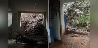 Huaico en La Libertad destruye aulas y deja sin clases a 100 alumnos en Sitabamba Huaico en La Libertad destruye aulas y deja sin clases a 100 alumnos en Sitabamba