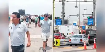 Transportistas protestan tras colapso de puente en Chancay: se niegan a pagar el peaje de Ancón Transportistas protestan tras colapso de puente en Chancay: se niegan a pagar el peaje de Ancón