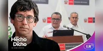 Jaime Chincha sobre designación de vocero oficial del ministro Juan José Santiváñez: "Ya se cree presidente" Jaime Chincha sobre designación de vocero oficial del ministro Juan José Santiváñez: "Ya se cree presidente"