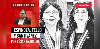 Espinoza, Tello y Santiváñez, por César Azabache Espinoza, Tello y Santiváñez, por César Azabache