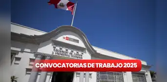 Ministerio de Justicia abre convocatoria de trabajo con sueldos de más de S/12.000 en Lima, Arequipa y más regiones Ministerio de Justicia abre convocatoria de trabajo con sueldos de más de S/12.000 en Lima, Arequipa y más regiones