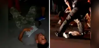 Vecinos de Villa María del Triunfo atrapan y golpean a ladrón acusado de robar a una mujer en la puerta de su casa Vecinos de Villa María del Triunfo atrapan y golpean a ladrón acusado de robar a una mujer en la puerta de su casa