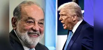Carlos Slim, el hombre más rico de América Latina supera 15 veces la fortuna de Trump y lo crítica sin reservas