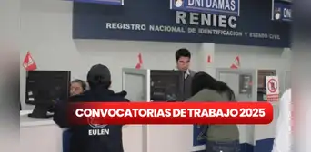 Reniec lanza convocatoria de empleo con sueldos de hasta S/ 8.000 para técnicos y universitarios: ¿cuáles son los requisitos? Reniec lanza convocatoria de empleo con sueldos de hasta S/ 8.000 para técnicos y universitarios: ¿cuáles son los requisitos?
