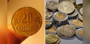 Las dos monedas de 20 céntimos que valdrían hasta S/60 y son las más buscadas por coleccionistas: ¿qué características tienen?