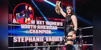 Fue víctima de violencia familiar y ahora es la primera sudamericana en ser campeona de WWE: la historia de Stephanie Vaquer