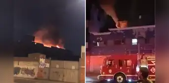 Registran fuerte incendio en un edificio de La Victoria: siniestro dejó varios daños materiales Registran fuerte incendio en un edificio de La Victoria: siniestro dejó varios daños materiales