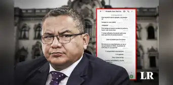 Juan José Santiváñez tiene intenciones de postular a la presidencia, según nuevos chats con capitán PNP Junior Izquierdo 'Culebra' Juan José Santiváñez tiene intenciones de postular a la presidencia, según nuevos chats con capitán PNP Junior Izquierdo 'Culebra'