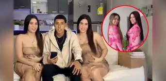 Gemelas influencers quedaron embarazadas del mismo hombre y lo revelan por TikTok: "Nuestro vínculo se fortalece"