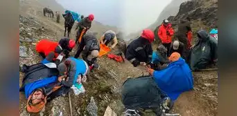 Turista extranjero sufre grave caída en zona prohibida de Machu Picchu: así fue el arduo rescate tras ingresar sin permiso Turista extranjero sufre grave caída en zona prohibida de Machu Picchu: así fue el arduo rescate tras ingresar sin permiso