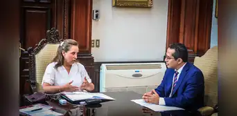 Presidente del JNE, Roberto Burneo, se reunió con Dina Boluarte ante demora por financiamiento para las elecciones 2026