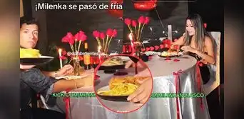 Streamer Milenka desprecia cena de Patricio Parodi y elige pollo broaster en cita romántica: "Esta sí es comida de verdad"