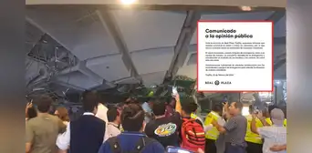 Real Plaza emite comunicado tras colapso de techo en su patio de comidas en Trujillo