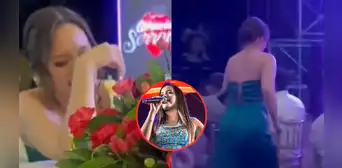 Kiara Lozano tiene peculiar reacción al ganar una refrigeradora y no S/5.000 en aniversario de Corazón Serrano