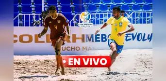 ¡Goleada Verdeamarela! Venezuela cayó 12-3 contra Brasil en el fútbol playa de la Copa América 2025