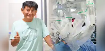 Robot opera a peruano con cáncer de estómago durante 7 horas y le salva la vida: "Me dio bastantes esperanzas" Robot opera a peruano con cáncer de estómago durante 7 horas y le salva la vida: "Me dio bastantes esperanzas"