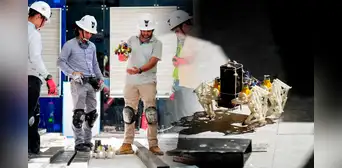 Universitarios de la UNT usan robot araña para buscar víctimas atrapadas dentro del Real Plaza de Trujillo