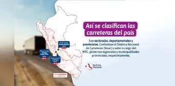 Conoce los tres tipos de carreteras en el Perú y cómo puedes identificarlas por sus símbolos, según MTC