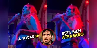 Tilsa Lozano confronta a fanático que le recordó al 'Loco' Vargas en pleno show en vivo: "Estás bien atrasado, hue..." Tilsa Lozano confronta a fanático que le recordó al 'Loco' Vargas en pleno show en vivo: "Estás bien atrasado, hue..."