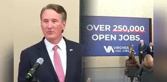 Gobernador Glenn Youngkin lanza programa "Virginia tiene empleos" en apoyo a trabajadores federales despedidos por Trump