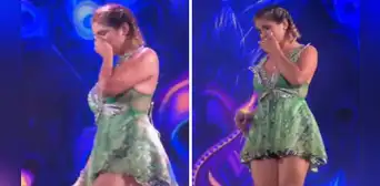 Susana Alvarado se quiebra en pleno concierto de Corazón Serrano y preocupa a usuarios: "Se siente mal"