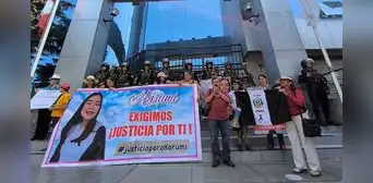 Tragedia en Trujillo: familia de Harumi Carbajal cuestiona comunicación de Real Plaza y exige justicia en exteriores del Ministerio Público