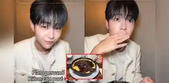 Coreano prueba plato peruano, pero usuarios de TikTok niegan que sea de Perú: "Soy peruana y no sabía que existía"