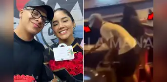 Chechito fue captado recogiendo a Roxana Molina de su trabajo en América TV tras constantes coqueteos