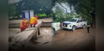Adulto mayor muere mientras rescataba a su pareja tras volcarse en Piura: cuerda se rompió en canal de regadío