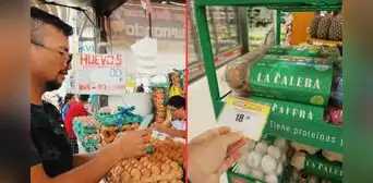 YouTuber compara precios entre mercados de Barranco y Carabayllo: "¡100 huevos por solo 30 soles!" YouTuber compara precios entre mercados de Barranco y Carabayllo: "¡100 huevos por solo 30 soles!"