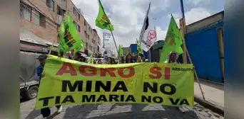 Minem pone fecha de inicio al proyecto Tía María en medio de protestas sociales Minem pone fecha de inicio al proyecto Tía María en medio de protestas sociales
