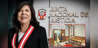 El ataque de la JNJ a Janet Tello: Carlincatura de hoy muestra la guillotina en la investigación contra la presidenta del Poder Judicial El ataque de la JNJ a Janet Tello: Carlincatura de hoy muestra la guillotina en la investigación contra la presidenta del Poder Judicial