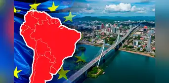 Este país de Sudamérica pertenece a la Unión Europea, usa el euro y tiene la frontera más grande de una nación europea Este país de Sudamérica pertenece a la Unión Europea, usa el euro y tiene la frontera más grande de una nación europea
