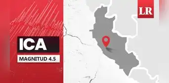 Temblor de magnitud 4,5 se sintió en Ica esta mañana, según IGP Temblor de magnitud 4,5 se sintió en Ica esta mañana, según IGP