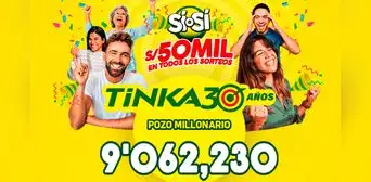 Resultados de La Tinka del domingo 2 de marzo: revisa los números ganadores, premios y el pozo millonario Resultados de La Tinka del domingo 2 de marzo: revisa los números ganadores, premios y el pozo millonario