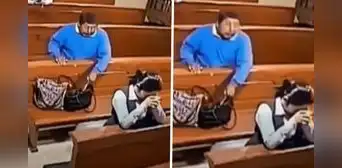 ¡Insólito acto! Ladrón roba celular en plena misa y su inesperado gesto antes de huir sorprende a todos ¡Insólito acto! Ladrón roba celular en plena misa y su inesperado gesto antes de huir sorprende a todos