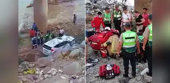 Chofer cae de puente al intentar escapar de delincuentes en Carabayllo: auto terminó en la ribera del río Chillón Chofer cae de puente al intentar escapar de delincuentes en Carabayllo: auto terminó en la ribera del río Chillón