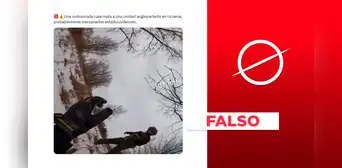 Este video no muestra una emboscada rusa contra un soldado estadounidense en Ucrania