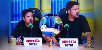 Gabriel Calvo sale corriendo en vivo ante el fuerte sismo en Lima e imágenes del set sorprenden: "Ya llegó a su casa"