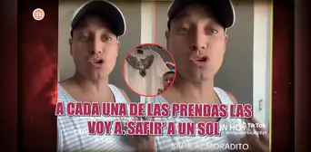 Luigui Carbajal sorprende al rematar a S/1 todos sus vestuarios de Skándalo: "Sería innecesario guardarlo" Luigui Carbajal sorprende al rematar a S/1 todos sus vestuarios de Skándalo: "Sería innecesario guardarlo"