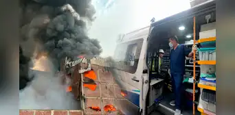 Incendio en Cercado de Lima: amputan parte del dedo de un trabajador de Sedapal tras accidente con bomba de agua Incendio en Cercado de Lima: amputan parte del dedo de un trabajador de Sedapal tras accidente con bomba de agua
