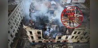 ¿Por qué aún no pueden apagar el fuego en Cercado de Lima? Brigadier general de los bomberos lo explica