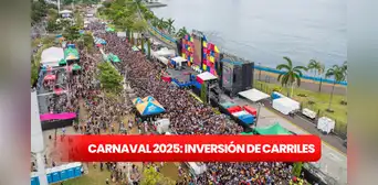 Carnavales en Panamá 2025: conoce las rutas y horarios de la inversión de carriles para este 5 de marzo Carnavales en Panamá 2025: conoce las rutas y horarios de la inversión de carriles para este 5 de marzo