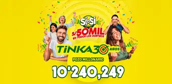 Resultados de La Tinka de este miércoles 5 de marzo: números ganadores, premios y el Pozo Millonario Resultados de La Tinka de este miércoles 5 de marzo: números ganadores, premios y el Pozo Millonario