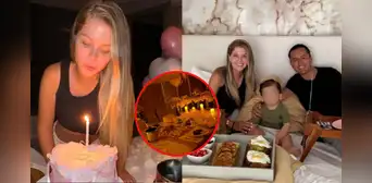 Richard Acuña sorprendió a Brunella Horna con romántica sorpresa por su cumpleaños: flores, cena especial y más