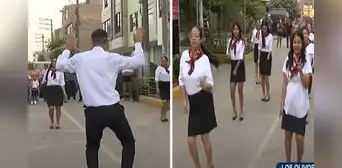 Profesores en Los Olivos celebraron el inicio de clases con 'hora loca' y sorprenden en redes: "Como una boa"
